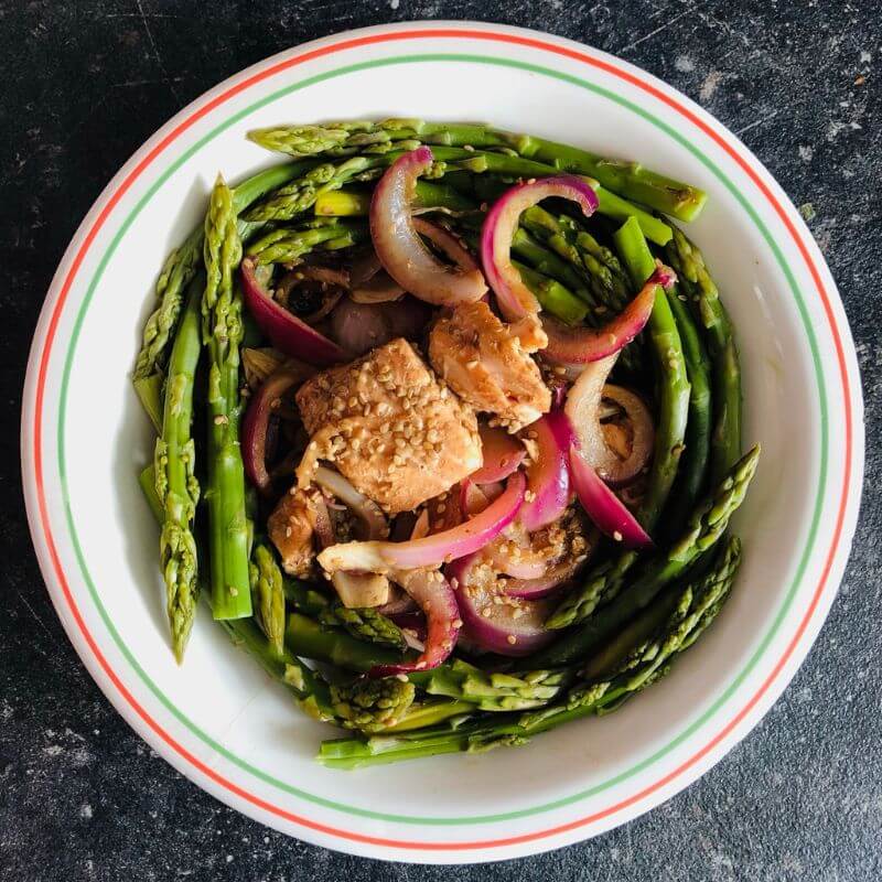 Saumon & asperges vertes